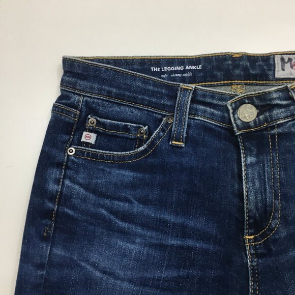 ADRIANO GOLDSCHMIED 5 Pocket Medium/Dark The Legging Super Skinny Ankle Jeans - Picture 5 of 11